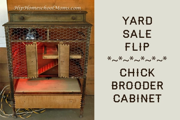 Yard Sale Flip – Chick Brooder Cabinet