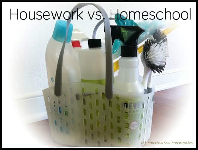 Housework VS. Homeschool